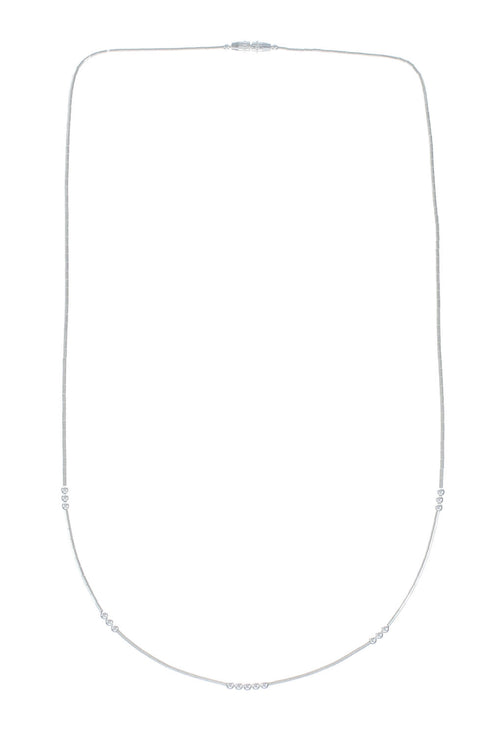 Liquid Sterling Silver Bead Necklace X10722
